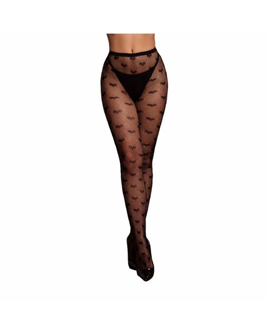 Колготки - Le Desir Heart Patterned Tights Black XS/XL Колготки - Le Desir Heart Patterned Tights Black XS/XL