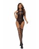 Бодістокінг - Bodystocking 2040, black - One Size