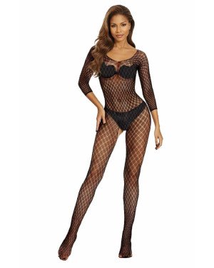 Бодістокінг - Bodystocking 2048, black - One Size