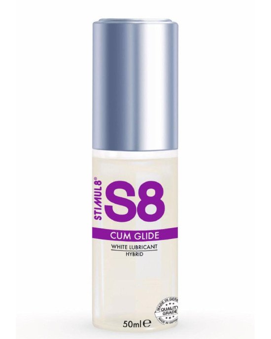 Лубрикант - S8 Hybrid Cum Glide White Lubricant, 50 мл Лубрикант - S8 Hybrid Cum Glide White Lubricant, 50 мл