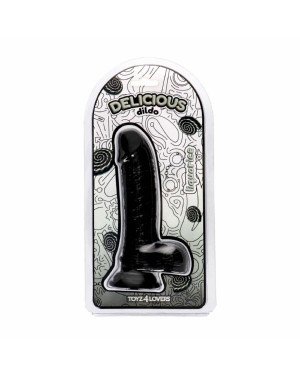 Фалоімітатор з ароматом лакриці - Toyz4lovers Delicious Dildo Liquorice, 18 см