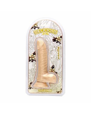 Фалоімітатор з ароматом ванілі - Toyz4lovers Delicious Dildo Vanilla, 18 см