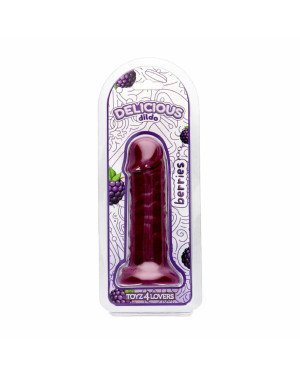 Фалоімітатор з ароматом ожини - Toyz4lovers Delicious Dildo Berries, 15 см