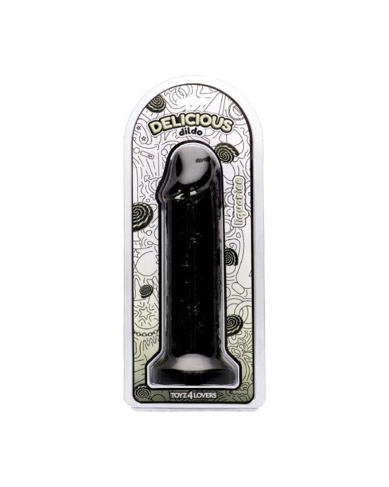 Фалоімітатор з ароматом лакриці - Toyz4lovers Delicious Dildo Liquorice, 25 см
