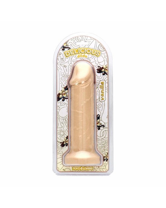 Фалоімітатор з ароматом ванілі - Toyz4lovers Delicious Dildo Vanilla, 25 см Фалоімітатор з ароматом ванілі - Toyz4lovers Delicious Dildo Vanilla, 25 см