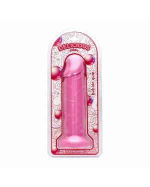 Фалоімітатор з ароматом жуйки- Toyz4lovers Delicious Dildo Bubble Gum, 25 см
