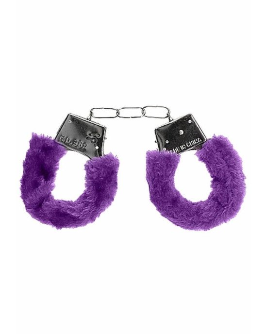 Наручники - Ouch! Beginner's Handcuffs Furry Purple Наручники - Ouch! Beginner's Handcuffs Furry Purple