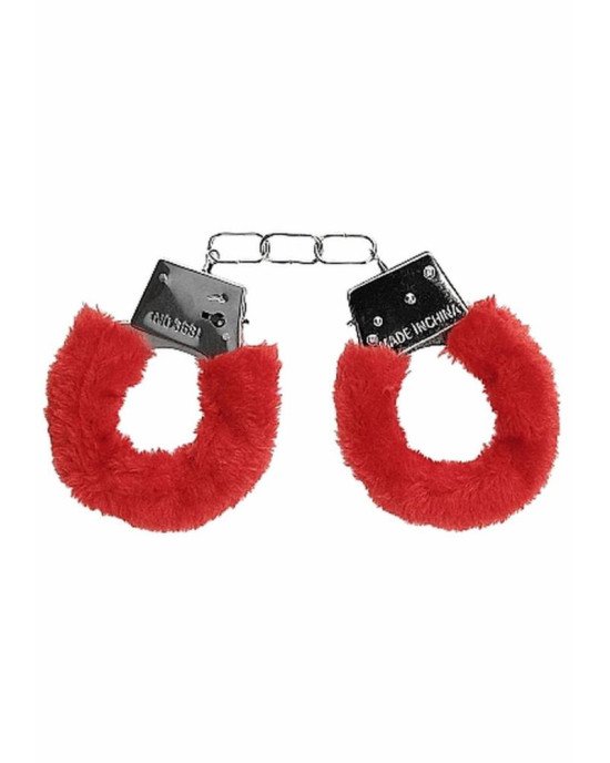 Наручники - Ouch! Beginner's Handcuffs Furry Red