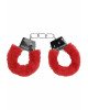 Наручники - Ouch! Beginner's Handcuffs Furry Red