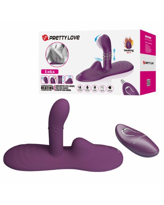 Вібромасажер - Pretty Love Luka Heating Sit-Down Pad Vibrator Вібромасажер - Pretty Love Luka Heating Sit-Down Pad Vibrator