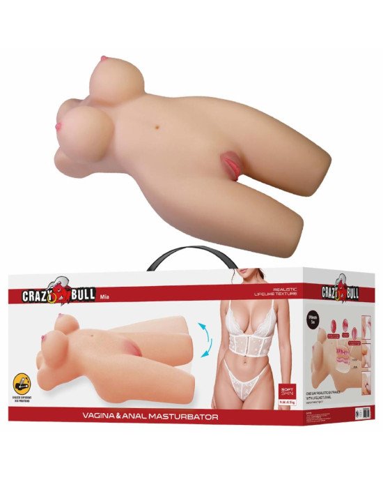 Мастурбатор - Crazy Bull Mia Vagina & Anal Masturbator Мастурбатор - Crazy Bull Mia Vagina & Anal Masturbator