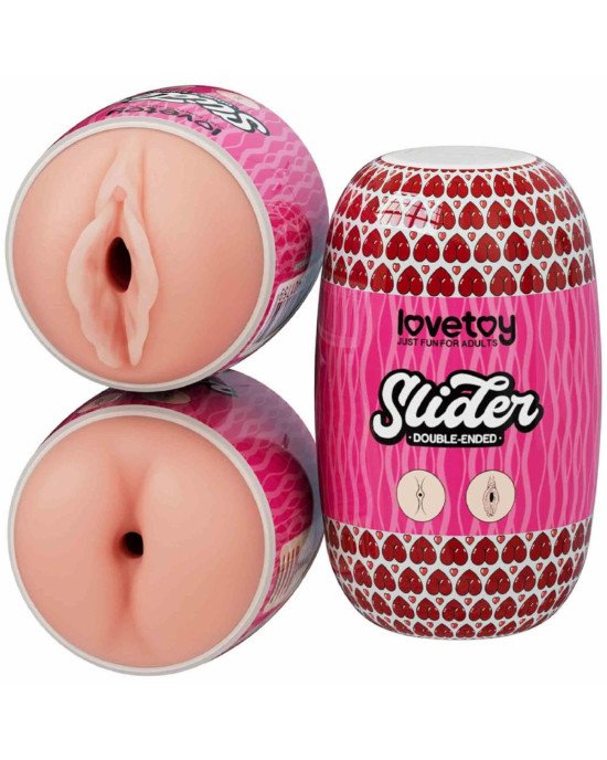 Мастурбатор - Slider Double-Ended Masturbator Ass and Vagina Flesh