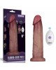 Реалістичний вібратор - Vibrating Sliding Skin Pro II Dual Layer Silicone Dong 9 Реалістичний вібратор - Vibrating Sliding Skin Pro II Dual Layer Silicone Dong 9