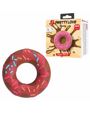 Ерекційне кільце - Pretty Love Berry Super Donut Silicone Cock Ring