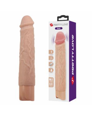 Реалістичний вібратор - Pretty Love Osric Realistic Vibrating Dildo Flesh