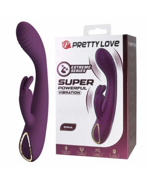 Вібратор - Pretty Love Emma Powerful Silicone Rabbit Vibrator