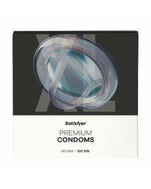 Презервативи - Satisfyer Premium Condoms 60 мм (XL), 100 шт.