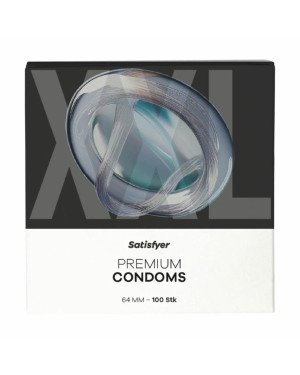 Презервативи - Satisfyer Premium Condoms 64 мм (XXL), 100 шт.