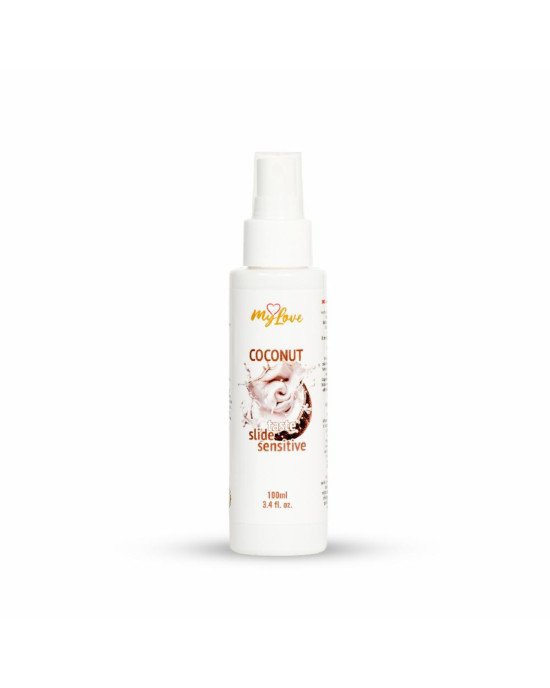 Інтимний гель-лубрикант - MyLove Taste Slide Sensitive Coconut, 100 мл Інтимний гель-лубрикант - MyLove Taste Slide Sensitive Coconut, 100 мл
