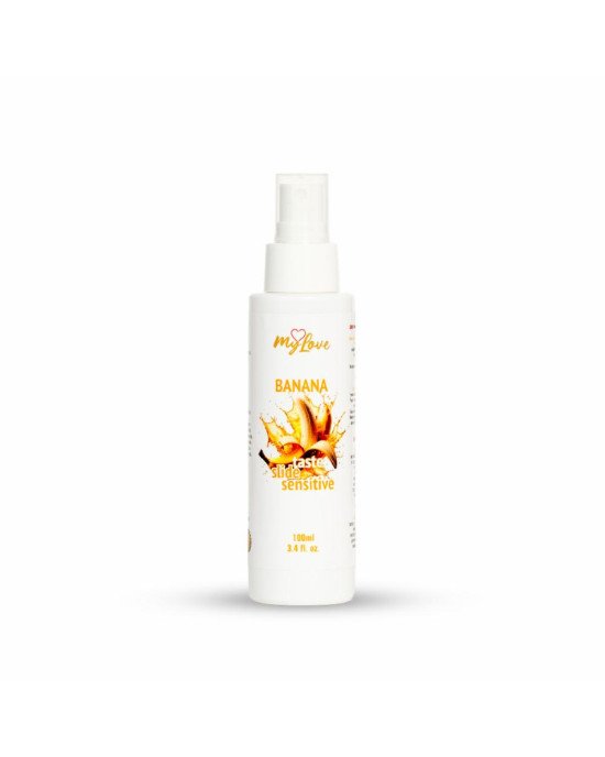 Інтимний гель-лубрикант - MyLove Taste Slide Sensitive Banana, 100 мл Інтимний гель-лубрикант - MyLove Taste Slide Sensitive Banana, 100 мл