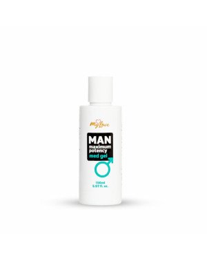 Інтимний гель-лубрикант для чоловіків - MyLove Man Maximum Potency Med Gel, 150 мл