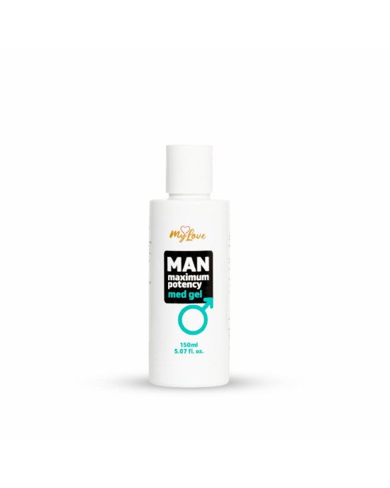 Інтимний гель-лубрикант для чоловіків - MyLove Man Maximum Potency Med Gel, 150 мл Інтимний гель-лубрикант для чоловіків - MyLove Man Maximum Potency Med Gel, 150 мл