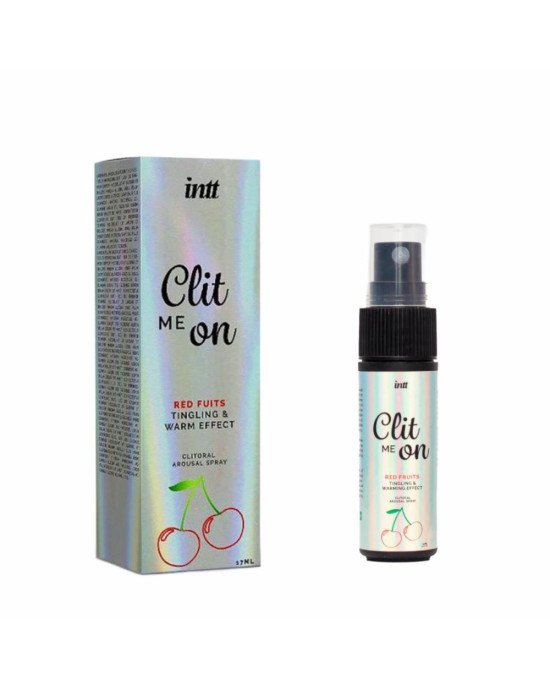 Збуджуючий спрей для клітора - Intt Clit Me On Red Fruits Tingling and Warming Effect, 12 мл Збуджуючий спрей для клітора - Intt Clit Me On Red Fruits Tingling and Warming Effect, 12 мл