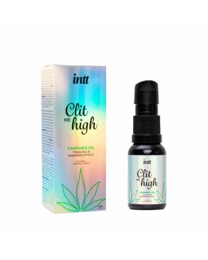 Збуджуючий спрей для клітора - Intt Clit Me High Cannabis Oil Tingling and Warming Effect, 12 мл