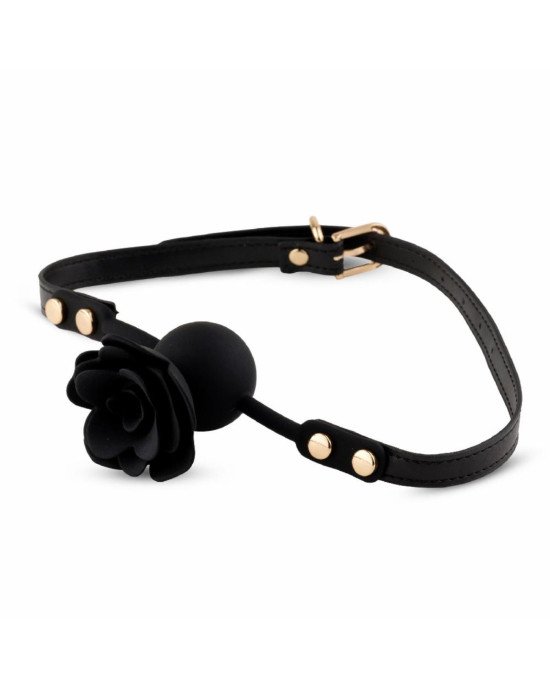 Кляп - Black Rose Ball Gag Кляп - Black Rose Ball Gag