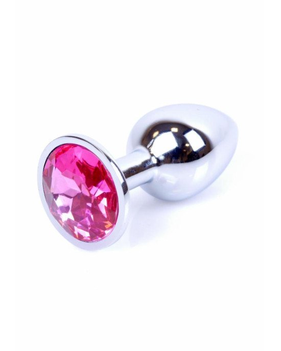 Анальна пробка - Jewellery Silver Plug - Pink Анальна пробка - Jewellery Silver Plug - Pink