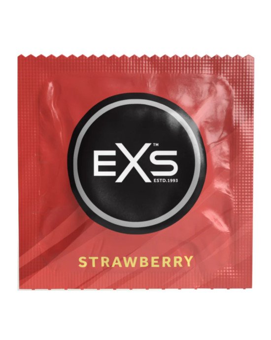 Презерватив - EXS Strawberry Flavour Condom, 1 шт. Презерватив - EXS Strawberry Flavour Condom, 1 шт.