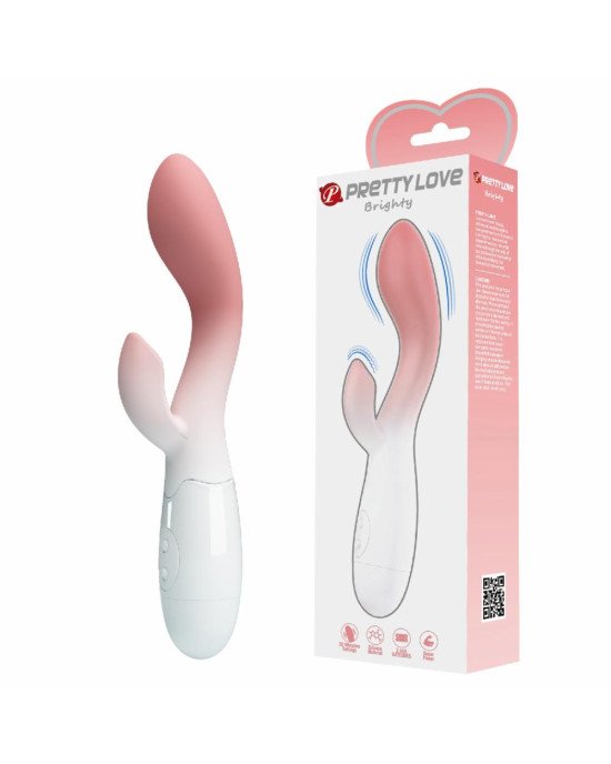 Вібратор - Pretty Love Brighty White/Pink Вібратор - Pretty Love Brighty White/Pink