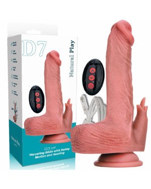 Реалістичний вібратор - Thrusting Dildo With Swing Motion And Heating Erospace Natural Play D7