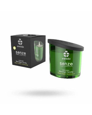 Масажна свічка - Swede Senze Arousing Lemon Pepper Eucalyptus, 50 мл Масажна свічка - Swede Senze Arousing Lemon Pepper Eucalyptus, 50 мл