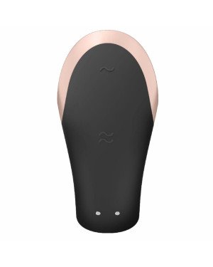 Смарт-вібратор для пар Satisfyer Double Love (Black) (м'яте паковання!!!) Смарт-вібратор для пар Satisfyer Double Love (Black) (м'яте паковання!!!)