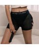 Шорти з фіксацією ділдо Strap-On-Me Harness Lingerie Halo - XS - Black Шорти з фіксацією ділдо Strap-On-Me Harness Lingerie Halo - XS - Black