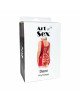 Лакована сукня на шнурівці Art of Sex - Demi, колір червоний, XS-M Лакована сукня на шнурівці Art of Sex - Demi, колір червоний, XS-M
