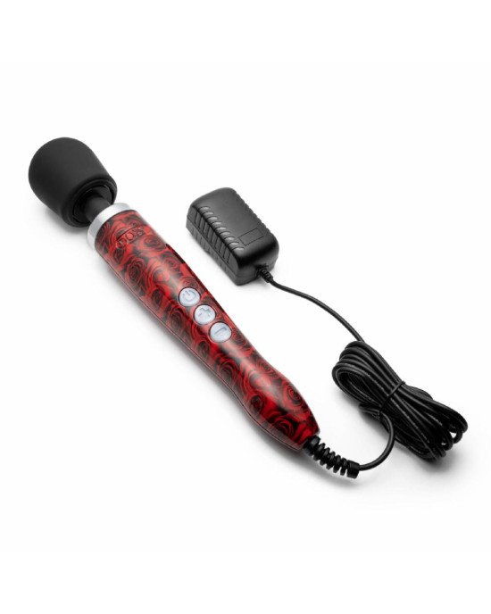 Вібромасажер DOXY Die Cast ROSE PATTERN, дуже потужний, живлення 220В, металевий корпус Вібромасажер DOXY Die Cast ROSE PATTERN, дуже потужний, живлення 220В, металевий корпус