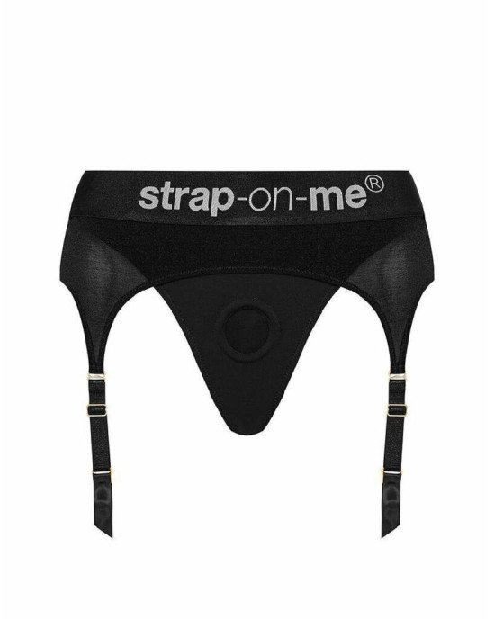 Трусики для страпона з підв’язками для панчіх Strap-On-Me REBEL HARNESS - XS (м'ята упаковка!!!) Трусики для страпона з підв’язками для панчіх Strap-On-Me REBEL HARNESS - XS (м'ята упаковка!!!)