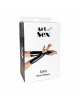 Вінілові міттинки Art of Sex - Lora короткі, размер S, колір чорний Вінілові міттинки Art of Sex - Lora короткі, размер S, колір чорний
