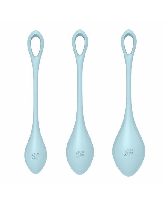 Набір йоні намистин Satisfyer Yoni Power 2 Light Blue (пошкоджене паковання!!!) Набір йоні намистин Satisfyer Yoni Power 2 Light Blue (пошкоджене паковання!!!)