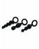 Набор анальных игрушек Satisfyer Plugs black (set of 3) - Booty Call (м'яте паковання!!!) Набор анальных игрушек Satisfyer Plugs black (set of 3) - Booty Call (м'яте паковання!!!)