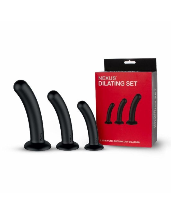 Набір дилдо Nexus Dilating Set (17см, 15см, 12,5см) (м'ята упаковка!!!) Набір дилдо Nexus Dilating Set (17см, 15см, 12,5см) (м'ята упаковка!!!)