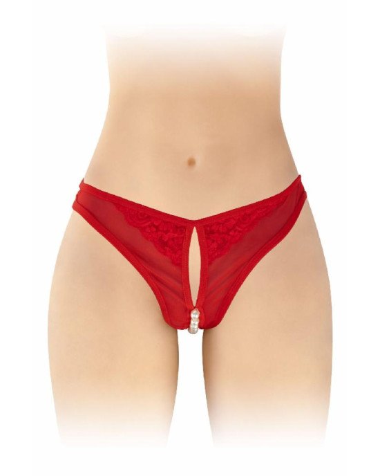 Трусики з перлинами і доступом Fashion Secret Sophie Red Трусики з перлинами і доступом Fashion Secret Sophie Red