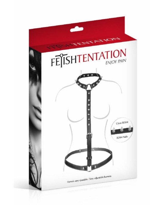 Портупея на тіло Fetish Tentation Sexy Adjustable Harness Портупея на тіло Fetish Tentation Sexy Adjustable Harness