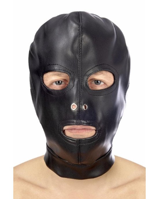 Капюшон для БДСМ з відкритими очима і ротом Fetish Tentation Open mouth and eyes BDSM hood Капюшон для БДСМ з відкритими очима і ротом Fetish Tentation Open mouth and eyes BDSM hood