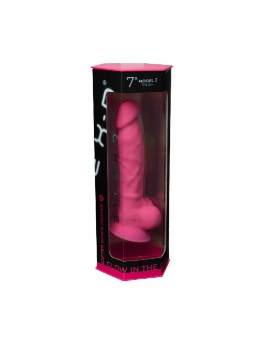 Фалоімітатор SilexD Johnny Pink Glow in the dark (м'яте паковання!!!) Фалоімітатор SilexD Johnny Pink Glow in the dark (м'яте паковання!!!)