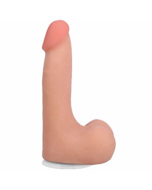 Фалоімітатор Doc Johnson The Realistic Cock ULTRASKYN 7 Inch with Balls Vanilla (м'яте паковання!!!)