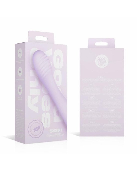 Вібратор Good Vibes Only - SOFI G-Spot Vibrator Soft Silicone - Purple (м'ята упаковка!!!)