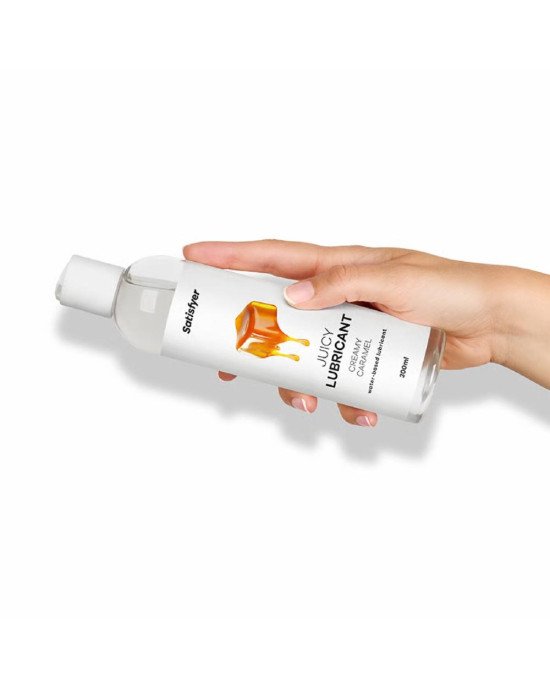 Лубрикант на водній основі Satisfyer Juicy Lubricant Creamy Caramel 300 мл (м'яте паковання!!!)